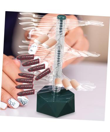 minkissy Acrylic nail display stand holder nail sample sticks nail practice display stand nail stands for nail art clear nail sample stick nail art stand nail art supply spiral decorate - Buy Online on GoSupps.com