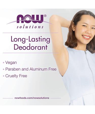 Now Foods Long Lasting Deodorant - Rose & Ylang Ylang 2.2 oz | Natural, Aluminum-Free - Buy Online on GoSupps.com