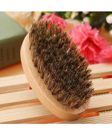 Buy Dekaim Men's Shaving Brush - Oval Beard & Mustache Cleaning Brush for Perfect Shave | International Shipping Available - Buy Online on GoSupps.com