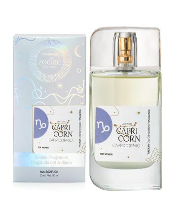 Zermat Capricorn Zodiac Perfumes for Women | Sensuous Floral - Flora Scent | Long-Lasting Fragrance | Ideal for Traditional Determined & Rational Women | Perfume para Mujer | 2 Fl. Oz.
