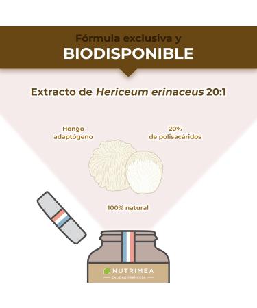  Laboratoires Nutrimea LIONS MANE 8000 mg Hericeum Erinaceus Mushroom 20:1 Extract Standardized to 20% Polysaccharides Highly Effective Lion's Mane - Buy Online on GoSupps.com