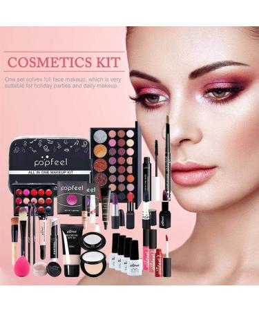 Multi-Purpose Makeup Kit All-in-One Makeup Gift Set Makeup Essential Starter Kit Lip Brush Eyeshadow Palette Highly Pigmented Cosmetic Palette - Buy Online on GoSupps.com