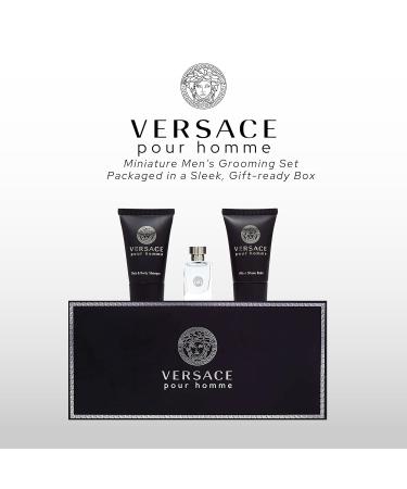 Versace Pour Homme for Men 3 Piece Mini Gift Set - Buy Online on GoSupps.com