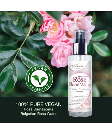 Organic Alcohol Free Rose Water Face Toner - 100% Pure & Natural - 150ml - Buy Online on GoSupps.com