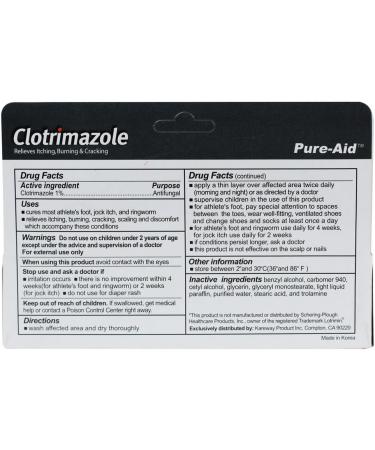 Clotrimazole Cream 1oz (2 Pack) - Effective Antifungal Treatment | Fast Worldwide Shipping - Buy Online on GoSupps.com