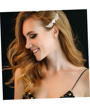 jojofuny 1pc Love Wings Hairpin Angle Wings Hairpins Angle Costume Rhinestone Bobby Wings Hair Clip Pearl Hair Pins Hair Claw Clips for Women Stylish Hair Clip Mother South Korea Vintage - Buy Online on GoSupps.com