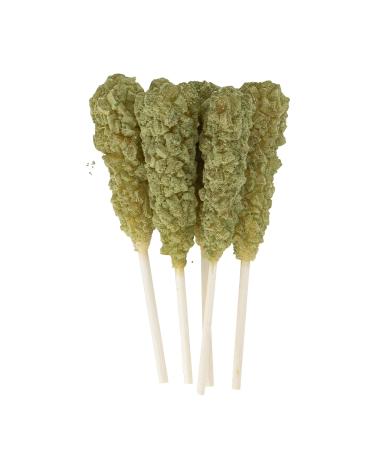 Sivifood Kandiszucker Sticks with Mint - 10 Premium Goldener Kandis for Tea | Perfect Peppermint Gift Decoration - Buy Online on GoSupps.com