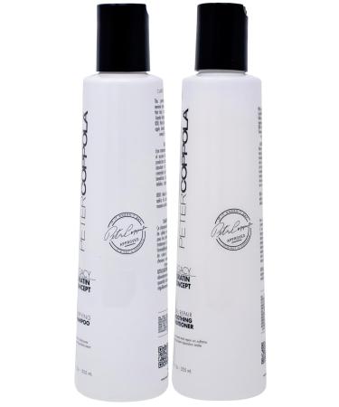 PETER COPPOLA Total Repair Shampoo & Conditioner Duo | Color-Safe Sulfate-Free Hair Care for Color Treated Hair | Keratin Treatment Aftercare (12 Fl Oz - Buy Online on GoSupps.com