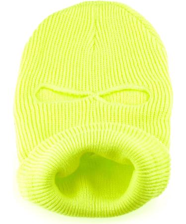 Shop SUNTRADE 3 Hole Beanie Face Mask Ski Set of 2 L Yellow for Men & Women - Ultimate Winter Warmth & Style - Buy Online on GoSupps.com