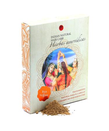 INDIAN NATURAL HAIR CARE Ayurvedic Herbs - Natural Hair Treatment and Shampoo 200g - Powder