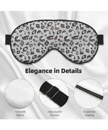 Shop Wild Animal Leopard Print Sleep Eye Mask - Soft Eye Cover for Night Sleeping & Travel - International Shipping Available - Buy Online on GoSupps.com