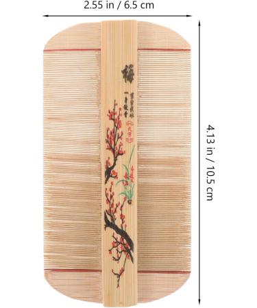 Peigne Dents Fines Double Face En Bambou Lot Outil Antipelliculaire D licat Entretien Nettoyage Cuir Chevelu Poux Peigne Vintage Pour Animaux Et Usage Personnel - Buy Online on GoSupps.com