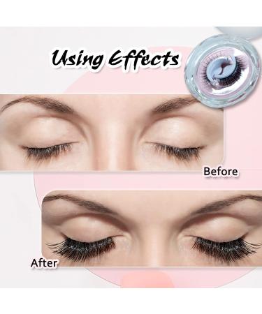 Self-Adhesive Reusable False Eyelashes | Waterproof No Glue with Clip & Mirror - Worldwide Shipping - Buy Online on GoSupps.com