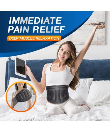 IGOHEALS Microwave Heating Pad for Back Pain Relief - Soft Reusable Wrap for Hot/Cold Therapy on Waist, Stomach, Shoulder & Neck - Buy Online on GoSupps.com
