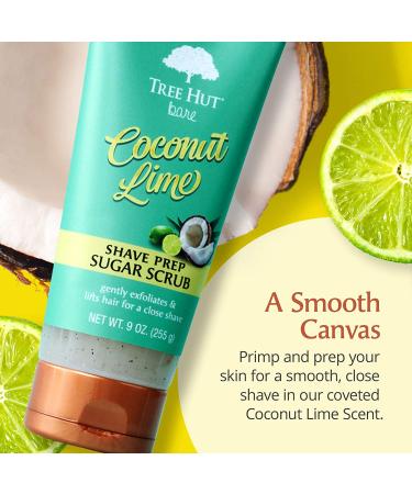 Tree Hut Bare Shave Prep Sugar Scrub 9oz - Essential for Soft, Smooth Skin - Buy Online on GoSupps.com