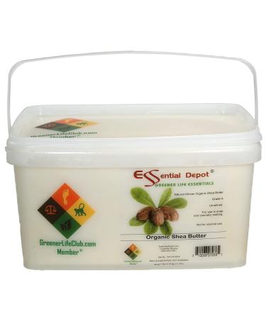 Organic Grade A Unrefined Shea Butter - 14 lbs in 2 x 7lb Greener Life Boxes - Buy Online on GoSupps.com