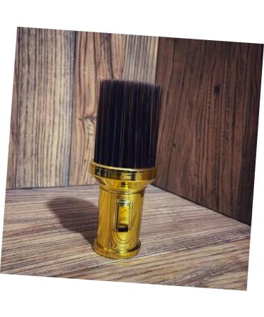 Beatifufu Body Powder Brush Hair Salon Shaving Brush Hairdressing Neck Duster Barber Supplies Hairdressing Brush Barber Brush Neck Duster Salon Shave Brush Styling Cleaning Brush 13.5x6.cm Golden - Buy Online on GoSupps.com