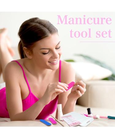 240 Pcs Press on Nail Packaging Set with Mini Nail Files, Cuticle Sticks, Application Cards, Resealable Bags - Pedicure Tools Included - Buy Online on GoSupps.com