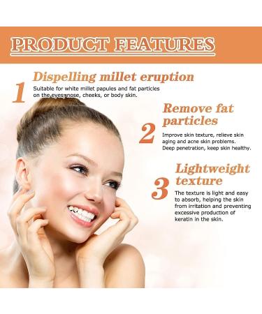 4Pcs Milia Clearing Essence Milia Remover Eye Serum Milia Remover Milia Spot Miliary Repair Essence Moisturize Skin Improve Skin Texture for All Skin Types 30ml/1fl.oz - Buy Online on GoSupps.com