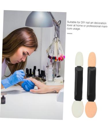 IWOWHERO 50pcs Nail Sponge Manicure Supply Practical Manicure Brush DIY Powder Mirror Effect Nail Brush Manicure Art Brush Brush Mirror Effect Nail Art Design Eyeshadow - Buy Online on GoSupps.com