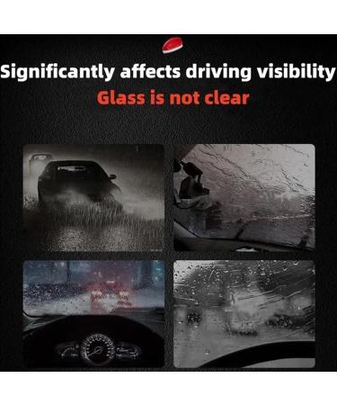 Glass Cool Windshield Cleaner Powerful Windshield Cleaner & Oil Film Remover Auto Glass Oil Film Remover Glass Cool - Glass Cleaning Mouse for All Glass Surfaces (2PCS) - Buy Online on GoSupps.com