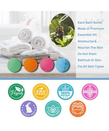 Tea Tree Oil & Ginger Foot Bath Bombs - Moisturizing Soak for Dry Skin, Relaxing Scents, Foot Odor & Toenail Fungus Relief - Buy Online on GoSupps.com