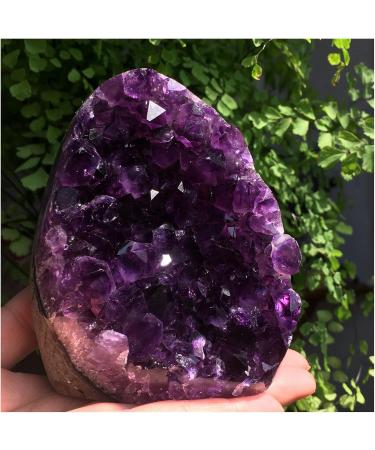 Natural Amethyst Quartz Cluster Crystal Specimen Freeform yuebang Stone Mineral Specimen (Color : Purple Size : 500-600g) 500-600g Purple - Buy Online on GoSupps.com