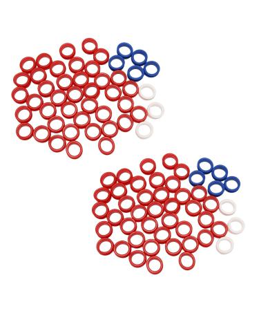 Feriany Silicone Finger Rings for All Scissors 100 Pieces
