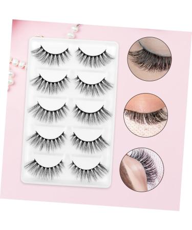 FRCOLOR 3d Flexible False Lashes Pair luxury false magnetic natural look reusable fake eye fakes eyelash magnetic extension false false strip Curly Cruelty- Long False Eye Lashes - Buy Online on GoSupps.com