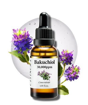 Korean Bakuchiol Concentrate DIY Mix-in Serum 30 000 ppm - High Potency Retinol Alternative | Wrinkle Reduction Skin Firming & Smoothing - Anti-Aging Sensitive Skin Vegan & Cruelty-Free Non-GMO 1 oz