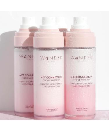 Wander Beauty Mist Connection Essence and Toner - 8-in-1 Hydrating Facial Mist with Niacinamide & Hyaluronic Acid for Glowy Skin - Alcohol-Free - 2.7 fl oz - International Shipping Available - Buy Online on GoSupps.com