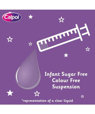 Calpol Infant Oral Suspension 100ml | Paracetamol Strawberry Flavour Liquid | Sugar & Colour-Free - Buy Online on GoSupps.com