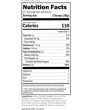 Oath Nutrition Clear Whey Isolate Protein Powder Frosty Lemonade 20g Complete Protein per Serving No Added Sugar Grass-Fed 21 Servings - Buy Online on GoSupps.com