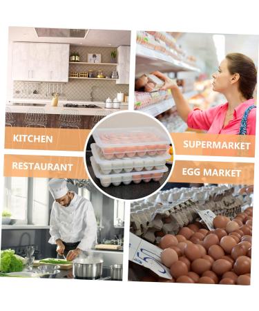 OSALADI 1pc box Container Egg Household Compartment Kitchen Preservation Holder Home Crisper Food -grid - Buy Online on GoSupps.com