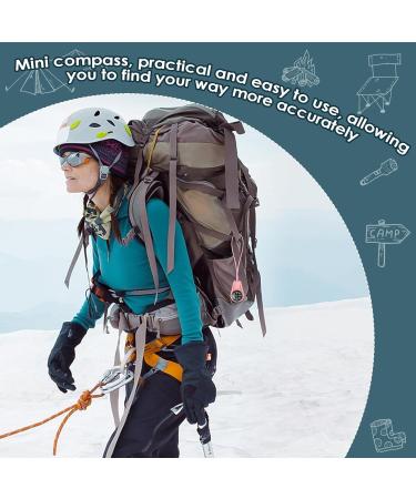 Mini Survive Compass - Multi-Color Outdoor Sport Compass for Camping Hiking & Kids - Buy Online on GoSupps.com