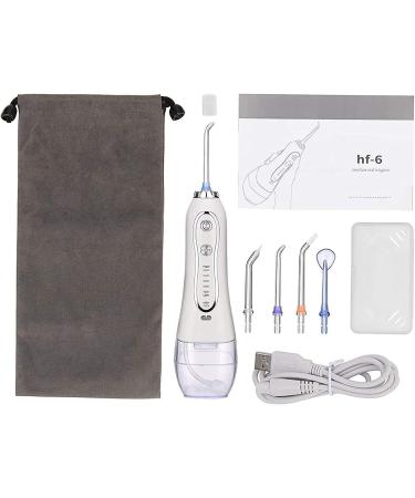 Rechargeable Cordless Water Dental Flosser - Portable Teeth Cleaner with USB Cable | Space-Saving Design for Easy Cleaning - Buy Online on GoSupps.com