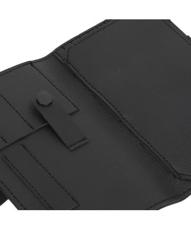 Nail Drill Bit Container Bag Portable Nail Drill Bit Organizer Bag with Zipper 37 Steel Pusher Slots (Black) - Buy Online on GoSupps.com