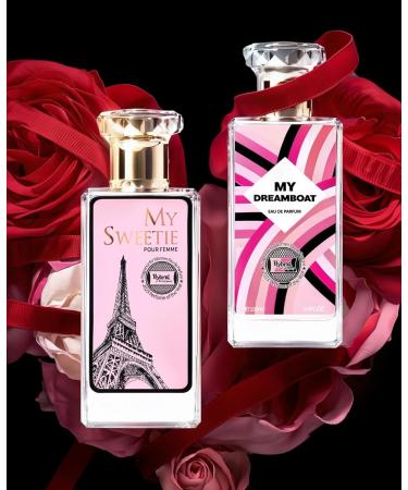 Hybrid & Company Women 2 Pcs Attractive Perfume Natural Spray Fragrance MY DREAMBOAT MY SWEETIE POUR FEMME 3.4 Fl Oz (Pack of 2) - Buy Online on GoSupps.com