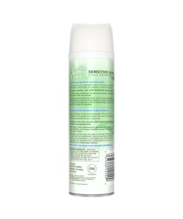 Gillette Satin Care Shave Gel Sensitive Skin 7 oz - Pack of 9 - Buy Online on GoSupps.com