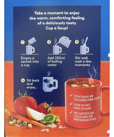 Batchelors Minestrone Soup with Crutons 3 x 94 g - Buy Online on GoSupps.com