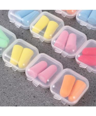 NUOLUX 12 Boxes Anti-Noise Foam Earplugs Soft Quiet Sleeping Ear Plugs for Study Sleeping Working Travel Snoring (Assorted Color) - Buy Online on GoSupps.com