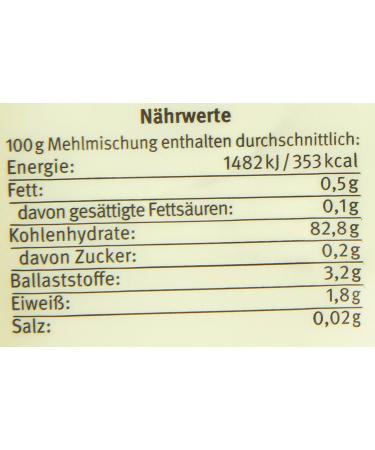Bauckhof Universal Gluten-Free Flour Mix - Organic 800g (Pack of 4) | International Shipping - Buy Online on GoSupps.com