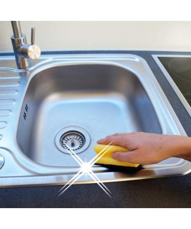 Buy Sonty 10-Piece Premium Pot Cleaner | Stubborn Dirt Flush Sponge | 9x7x4 cm Black/Yellow - International Shipping Available - Buy Online on GoSupps.com