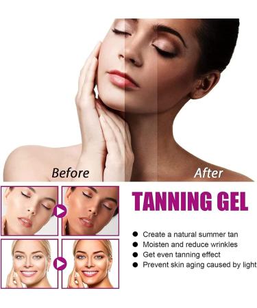 EXQST Luxury Intensive Tanning Gel Peach/Watermelon Tanning Gel Tanning Accelerator Cream Sunscreen for Tanning Get a Natural Tan - Buy Online on GoSupps.com