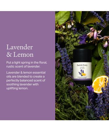Each & Every All Natural Deodorant for Men & Women - Aluminum-Free Sensitive Skin Plant-Based Baking Soda-Free Long Lasting 24 Hr Odor Control - Lavender & Lemon + Citrus & Vetiver (2 Pack 0.5oz) Lavender & Lemon Citrus & Vetiver 0.5 Ounce (Pack of 2) - Buy Online on GoSupps.com