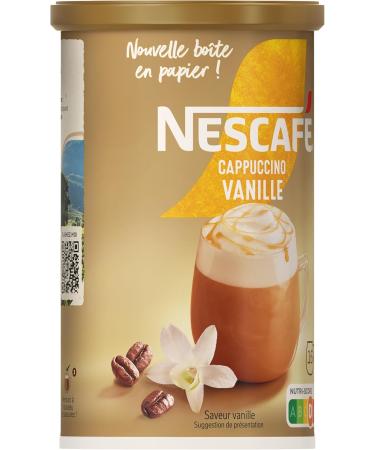 Nescaf Cappuccino Vanilla Coffee Soluble 276 g Tin - Buy Online on GoSupps.com
