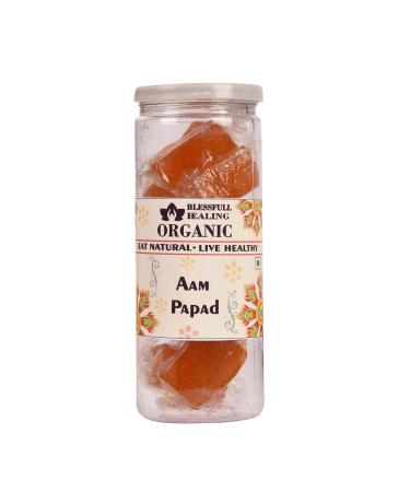 Blessfull Healing Organic Aam Papad 150 Gram Airtight Container (Packing May Vary)