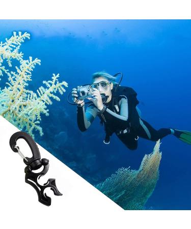 Heyous 2pcs Scuba Diving Double Hose Holder - Black | Regulator Retainer Buckle Hook Snorkeling Accessories - Buy Online on GoSupps.com