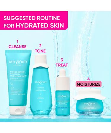 72Hr Hydrating Gel & Probiotics Moisturizer - Oil-Free Lightweight Face Gel with Hyaluronic Acid Kombucha & Rice Water for Oily & Dull Skin - 60ml - Buy Online on GoSupps.com