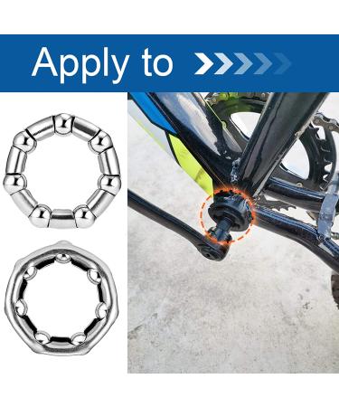 Jaceyon Bike Crank Bearings 5/16 x 7 Balls - 4 Pcs Replacement MTB Part - Buy Online on GoSupps.com